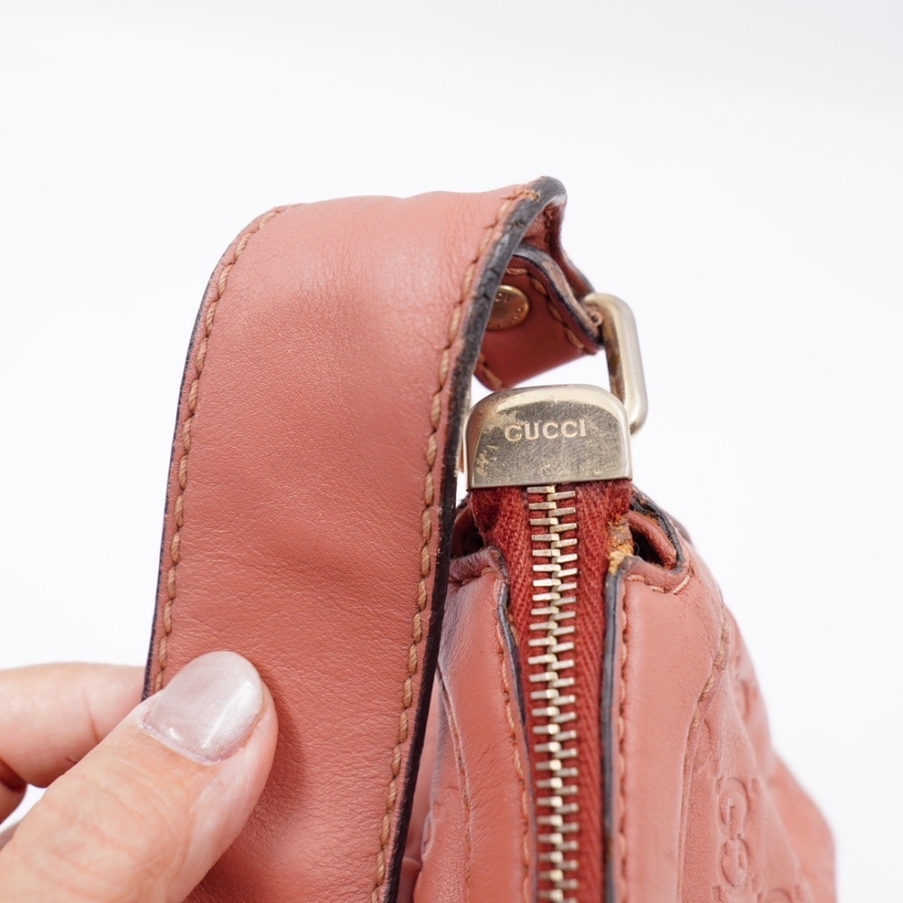 GUCCI Guccissima Sukey Hobo Rose - Picture 9 of 16